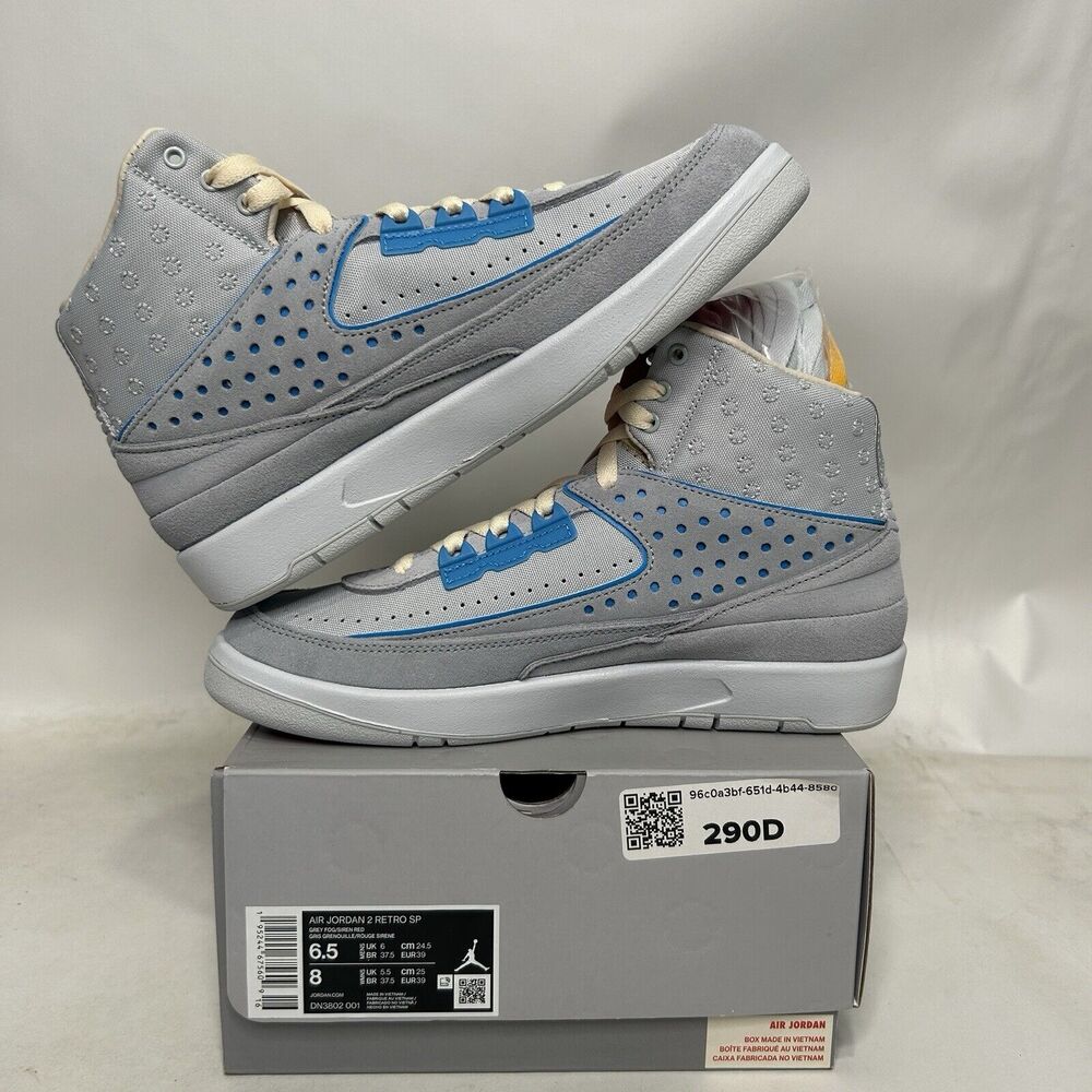 Nike Air Jordan 2 SP x Union “Grey Fog” 2024 - Picture 3 of 6